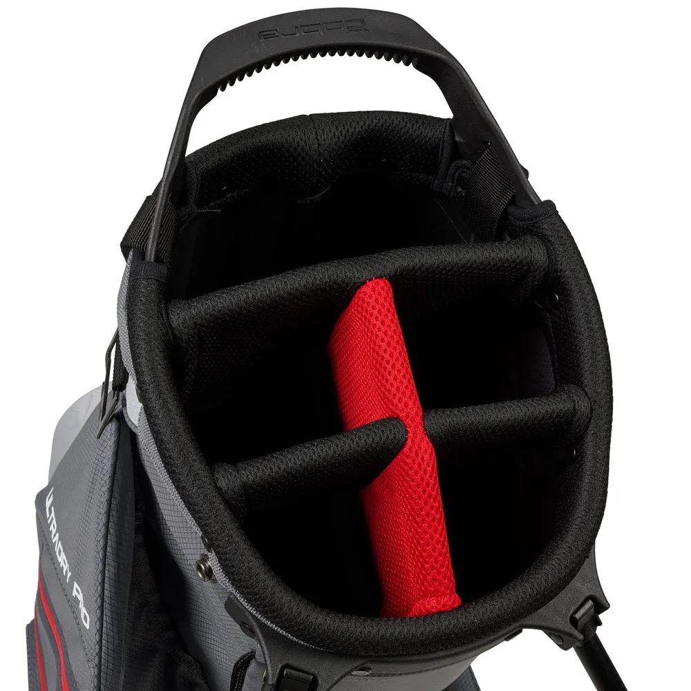 Cobra Ultradry Pro Waterproof Stand Bag - High Risk Red/High Rise, Senior golf clubs, Steel shaft golf irons