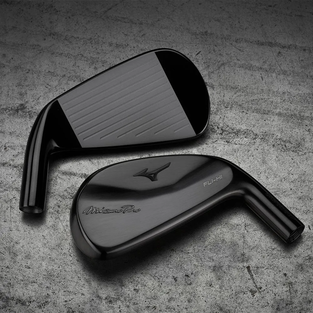Mizuno Pro 24 Fli-Hi Utility Iron - Graphite, Golf cart bag with 14 dividers, Recycled golf balls