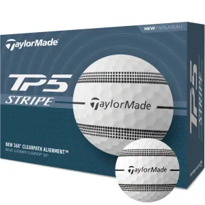 Loved by Thousands TaylorMade TP5 Clear Stripe Golf Balls - White - 12 Pack Instant Classic, Golf club sets under $500
