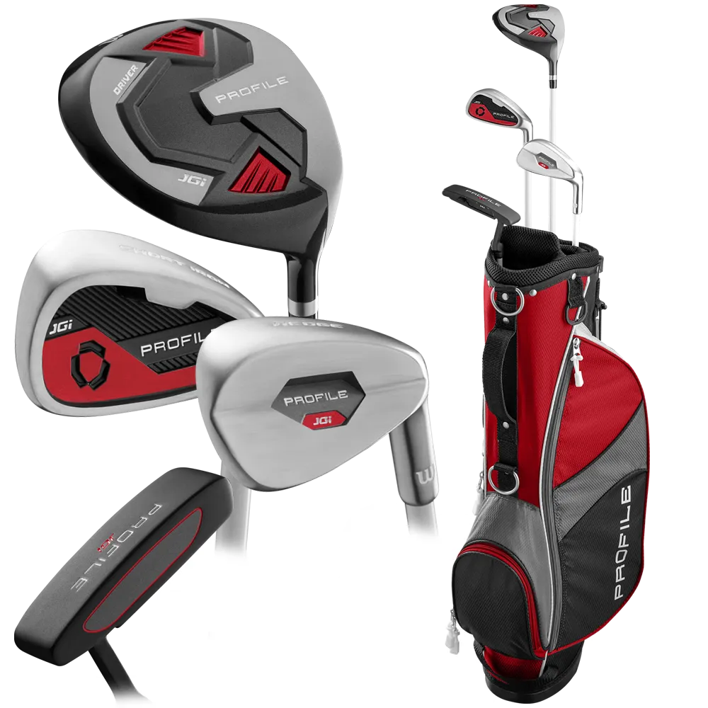 Loved by Thousands Wilson Profile 5-Piece Junior Package Set - Small (Ages 5-8) Hot Right Now, Lightweight golf shoes