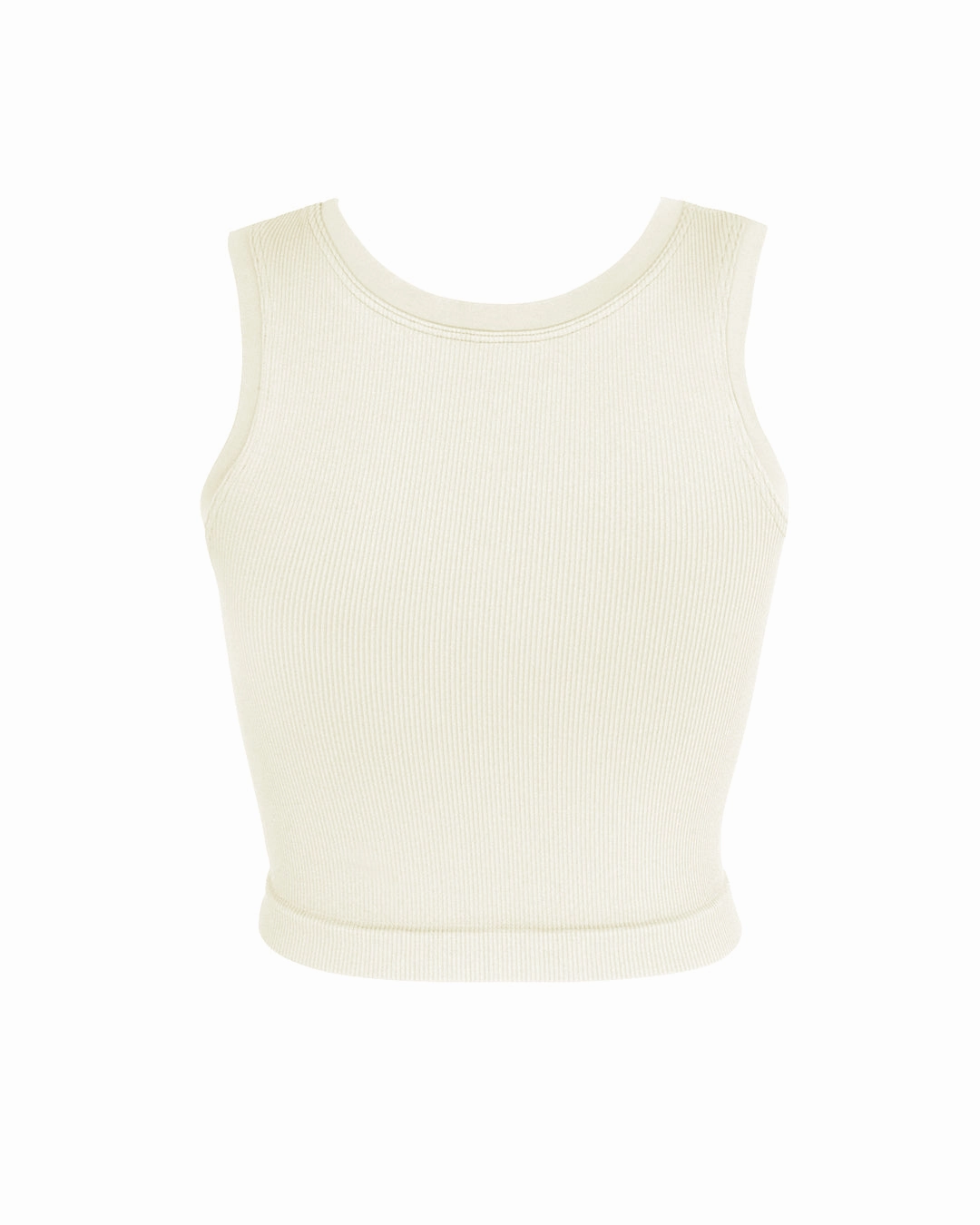 LUMINOUS Ribbed Vest | Cream