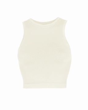 LUMINOUS Ribbed Vest | Cream
