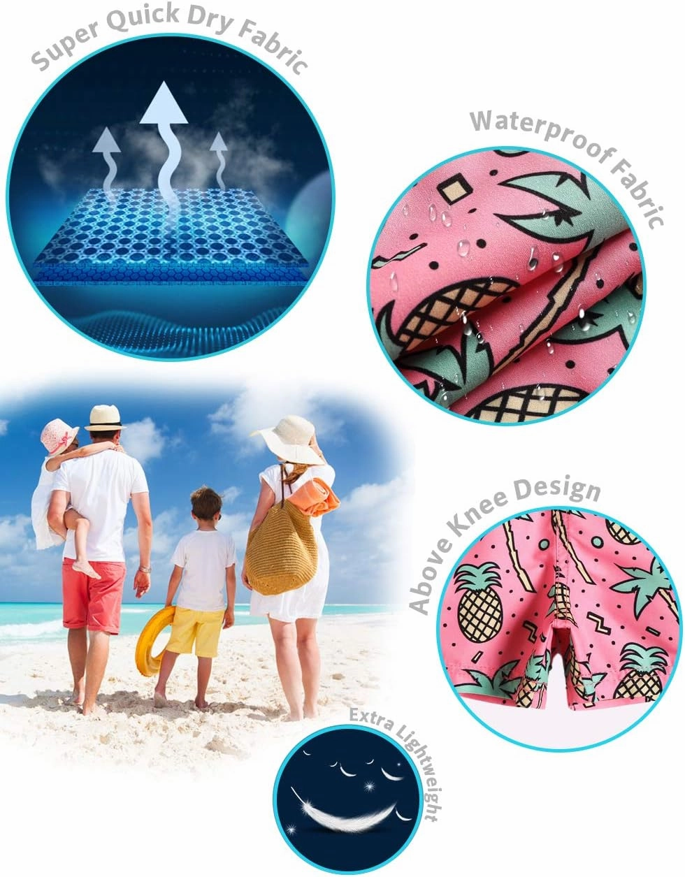 maamgic Boys Swim Trunks Toddler Swim Shorts Little Boys Bathing Suit Swimsuit Toddler Boy Swimwear