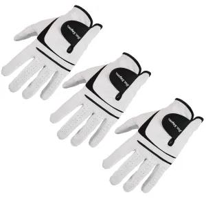 Made for You Ben Sayers All Weather Glove - White/Black - 3-Pack Fresh Finds, Fingerless golf gloves, TaylorMade golf clubs