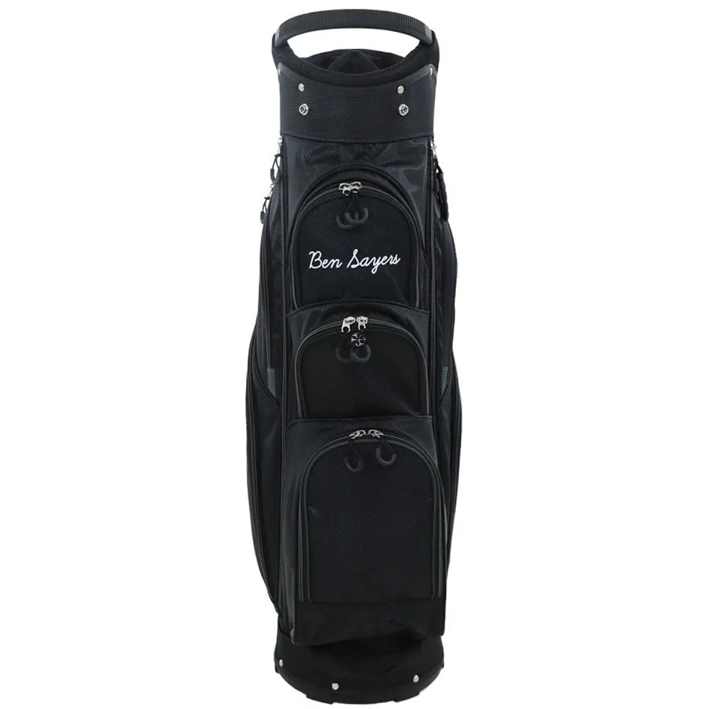 Ben Sayers DLX Cart Bag - Black/Grey, Fingerless golf gloves, Golf hitting mat
