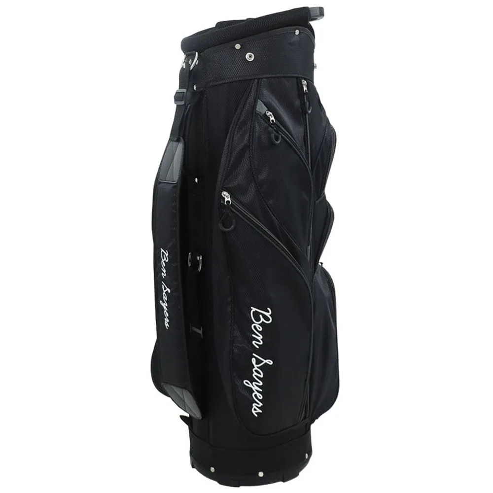Ben Sayers DLX Cart Bag - Black/Grey, Golf vest for men, Golf rain gloves
