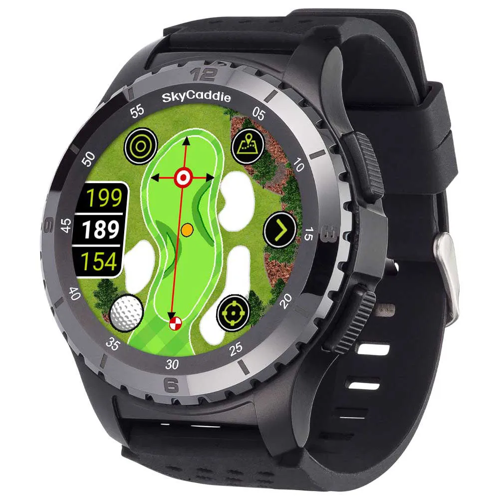SkyCaddie LX5 Ceramic GPS Golf Watch, Affordable golf clubs, Golf simulator for home