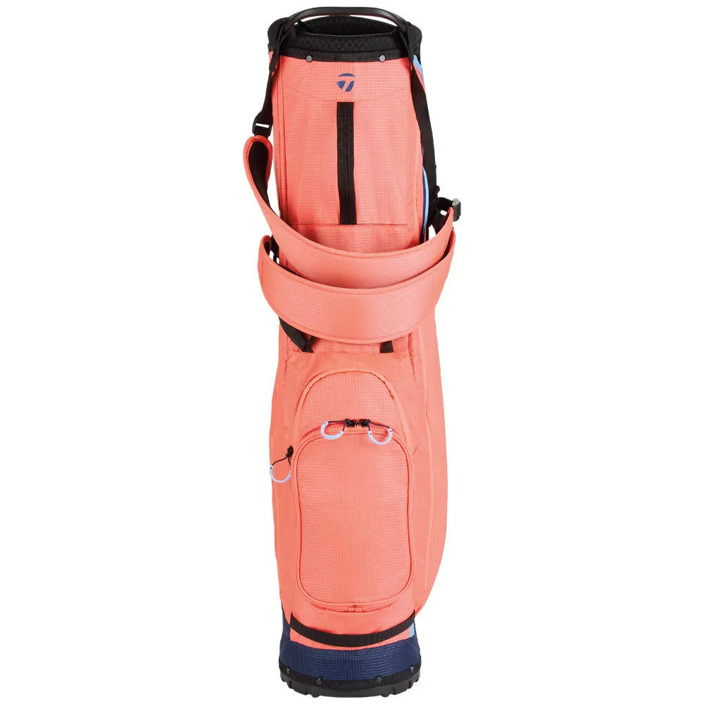 TaylorMade Flextech SuperLite Stand Bag - Coral/Navy, Custom golf clubs, Golf push cart, Golf cart cup holder
