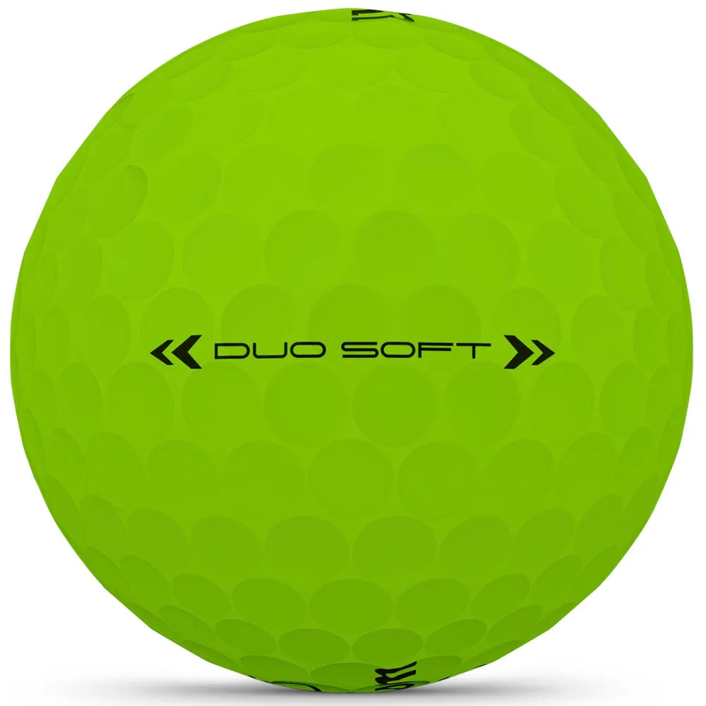 Wilson Staff Duo Soft Golf Balls - Green - 12 Pack, Golf gift for men