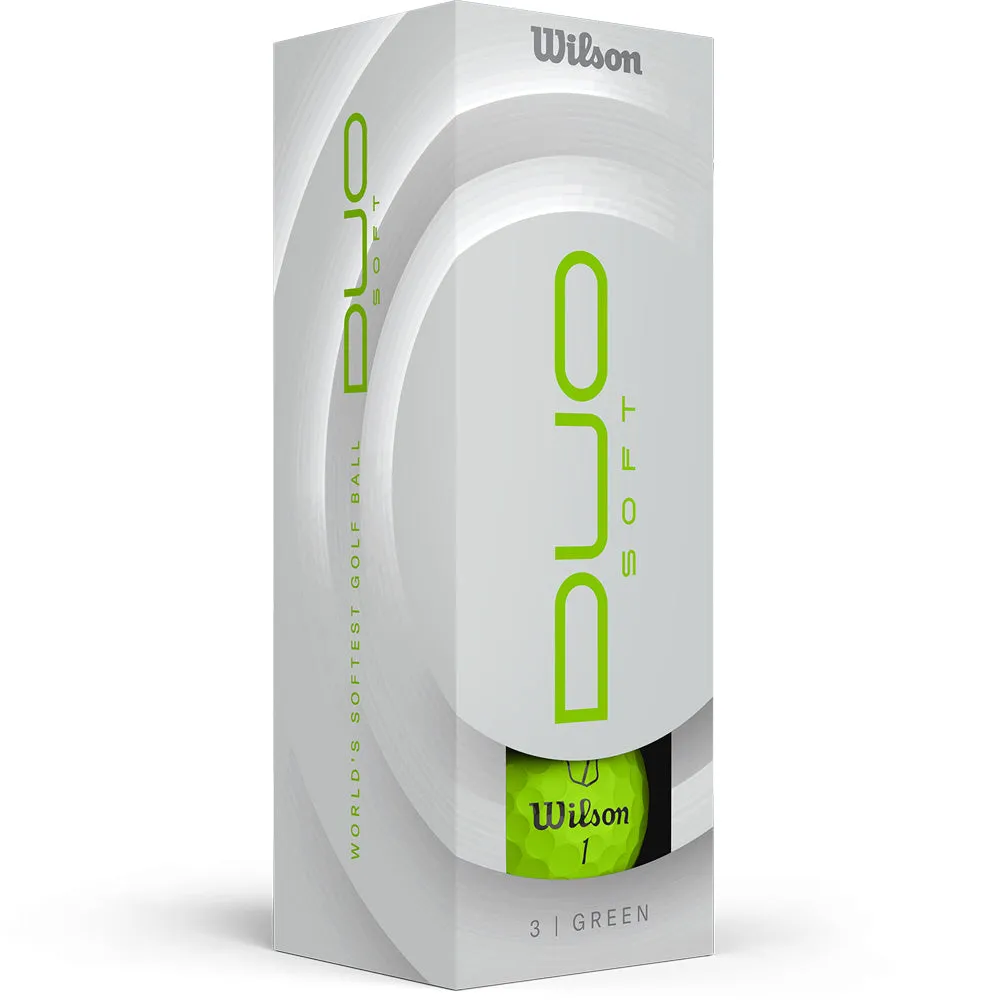 Wilson Staff Duo Soft Golf Balls - Green - 12 Pack, Golf grip tape, Vegan golf shoes