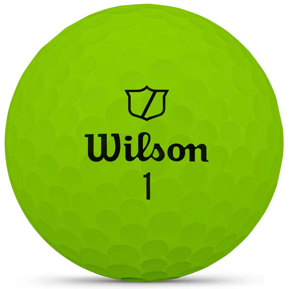Wilson Staff Duo Soft Golf Balls - Green - 12 Pack, Golf scorecard holder, Golf bag rain cover