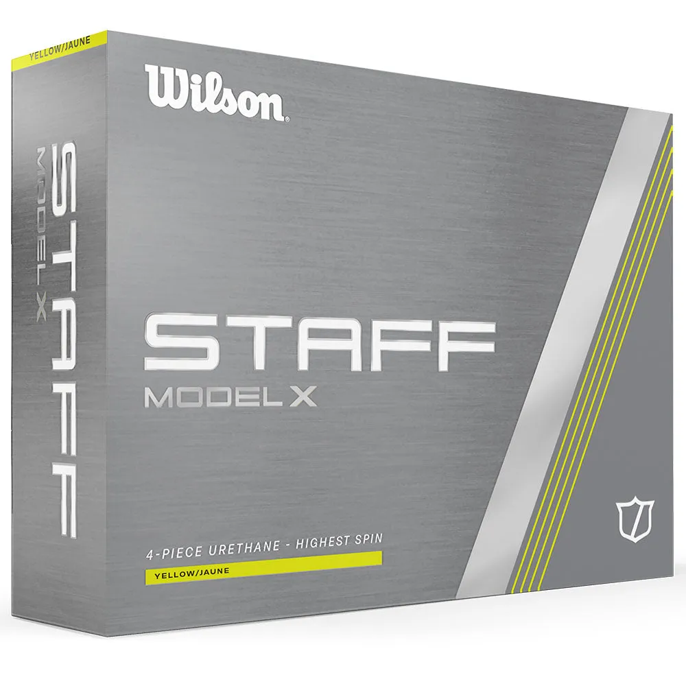 Wilson Staff Model X Golf Balls - Yellow - Double Dozen, Luxury golf accessories, Adjustable golf driver