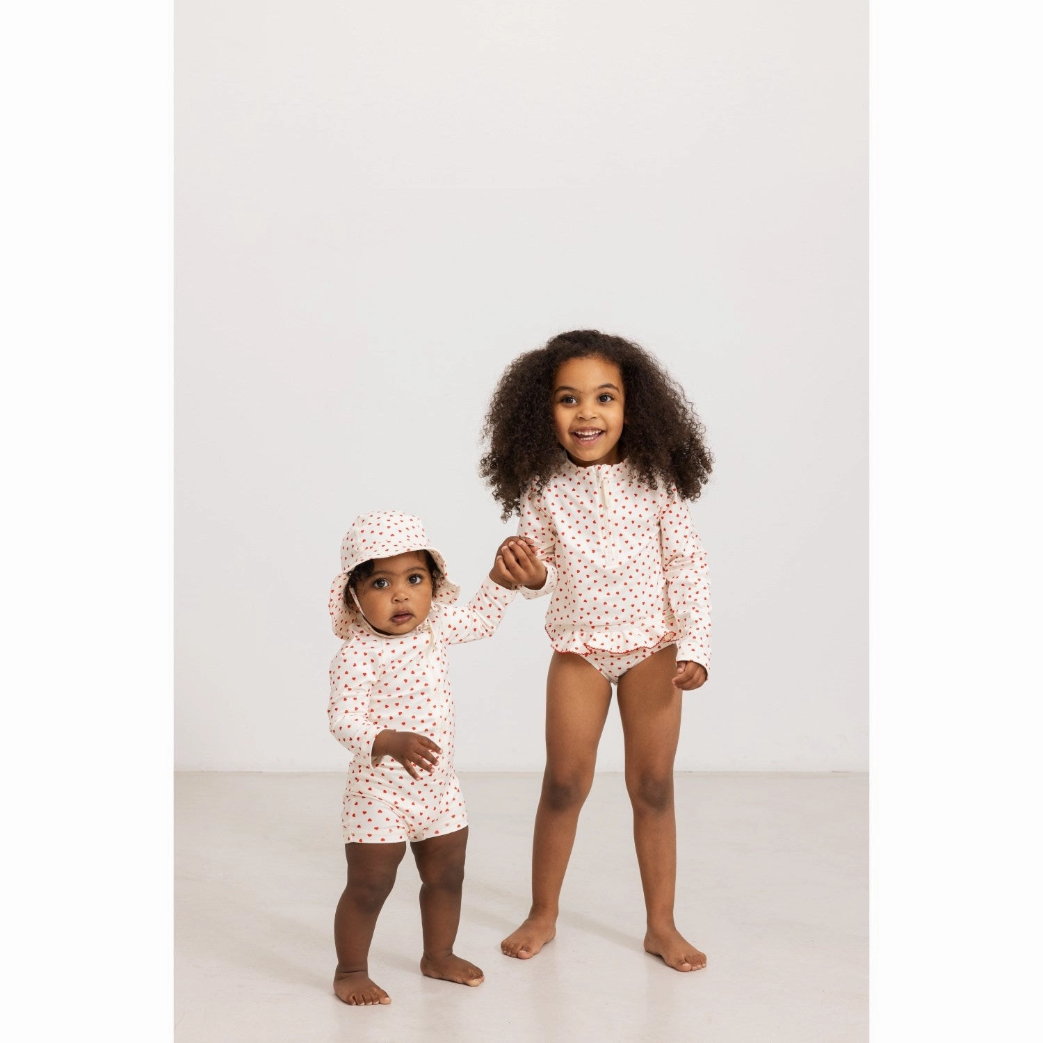 MarMar Swim Print Happy Hearts Alba Splash Long Hat