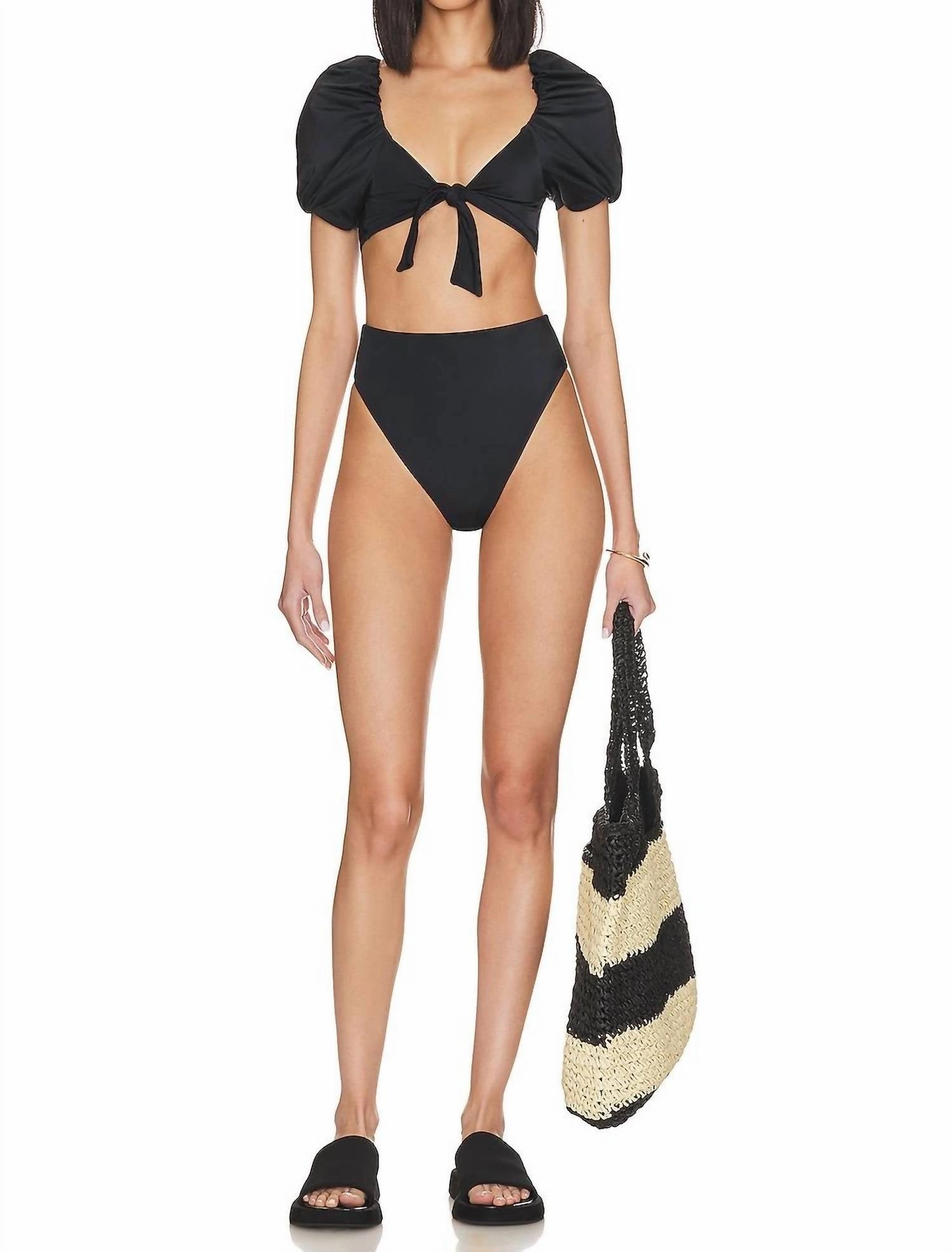 Maude Swimsuit Top In Black