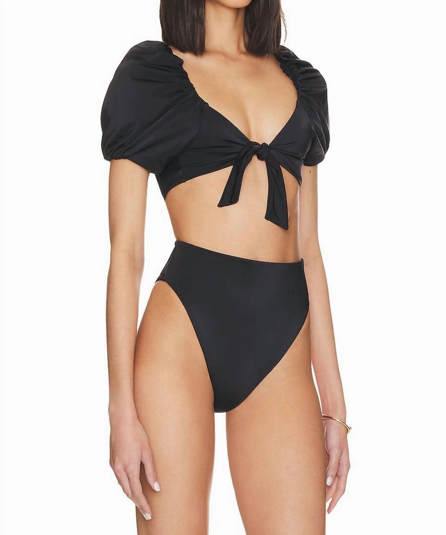 Maude Swimsuit Top In Black