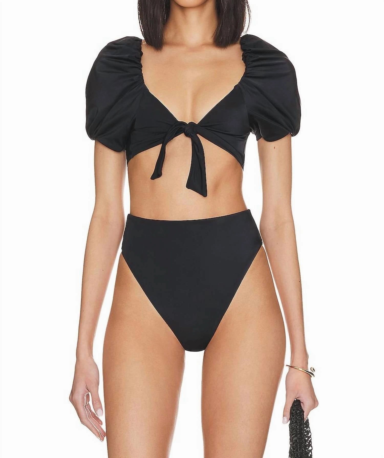 Maude Swimsuit Top In Black