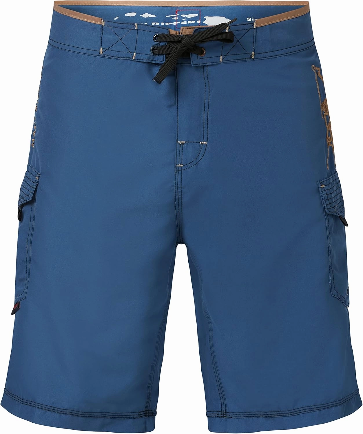 Maui Rippers Mens Board Shorts - Octo Tako | Triple Stitch Quick Dry Mens Swim Trunks