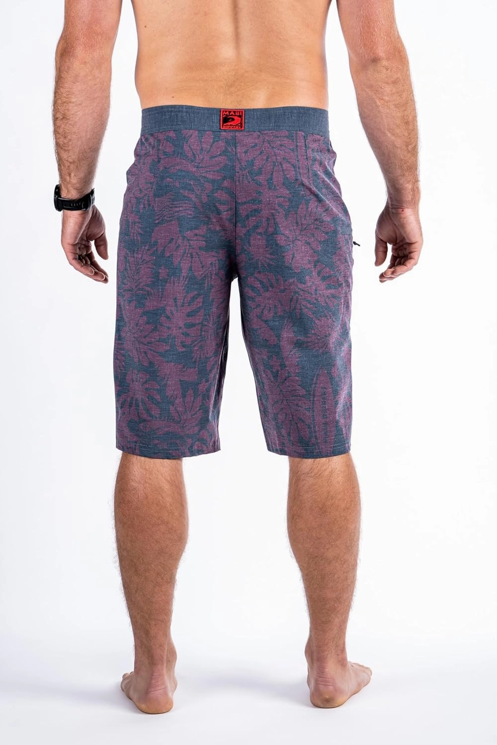 Maui Rippers Very Long 4 Way Stretch Boardshorts 24 Inch Outseam