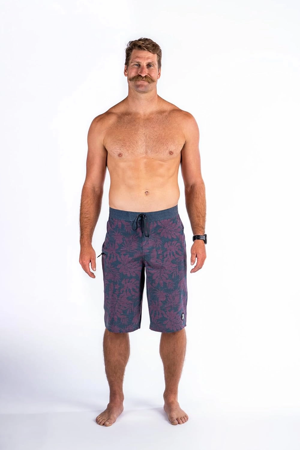 Maui Rippers Very Long 4 Way Stretch Boardshorts 24 Inch Outseam