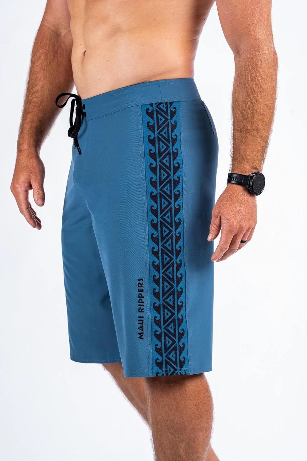 Maui Rippers Very Long 4 Way Stretch Boardshorts 24 Inch Outseam