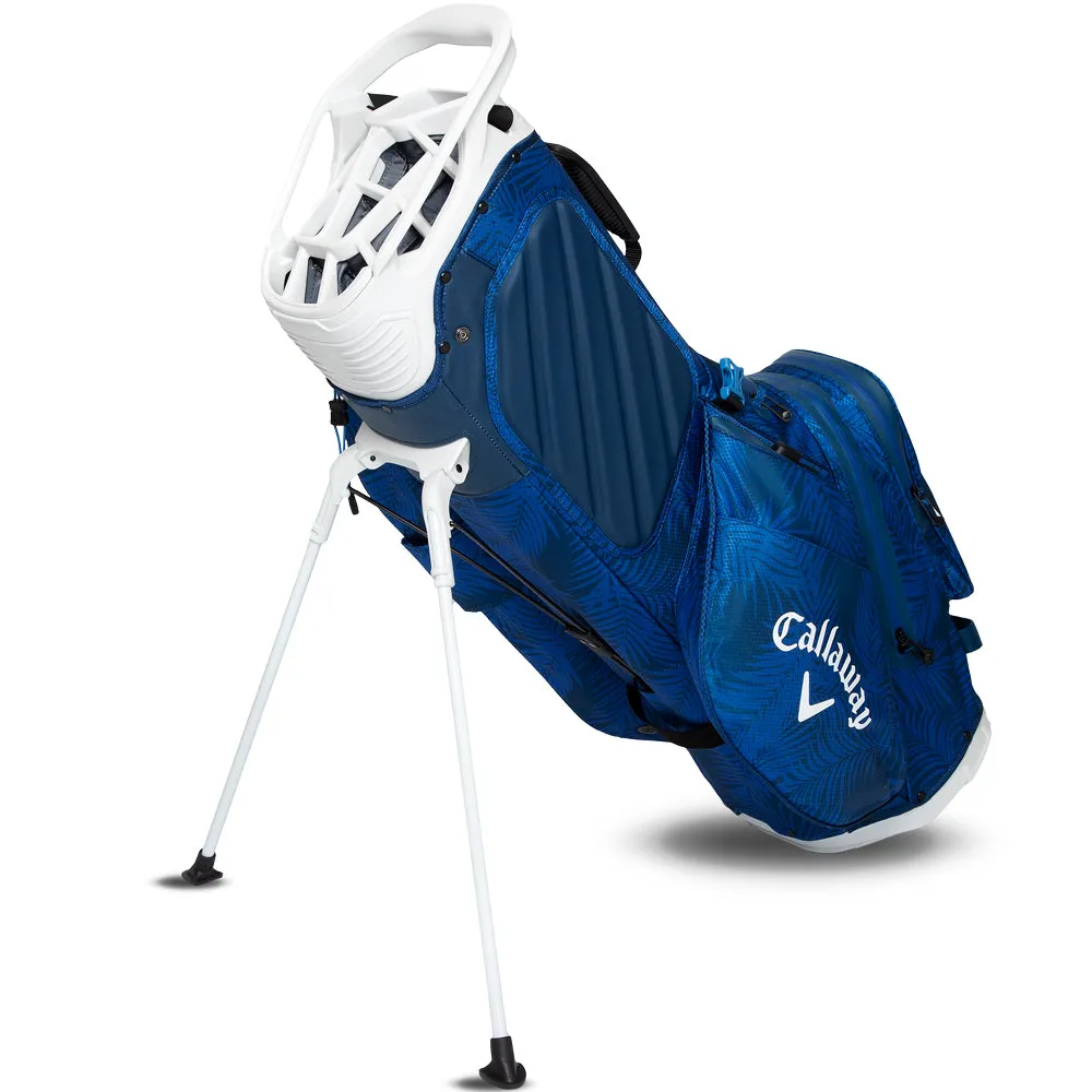 Callaway Fairway 14 HD Waterproof Stand Bag - Blue Palms/Light Grey, Rain golf gloves, Titleist Pro V1 golf balls, Summer golf shoes