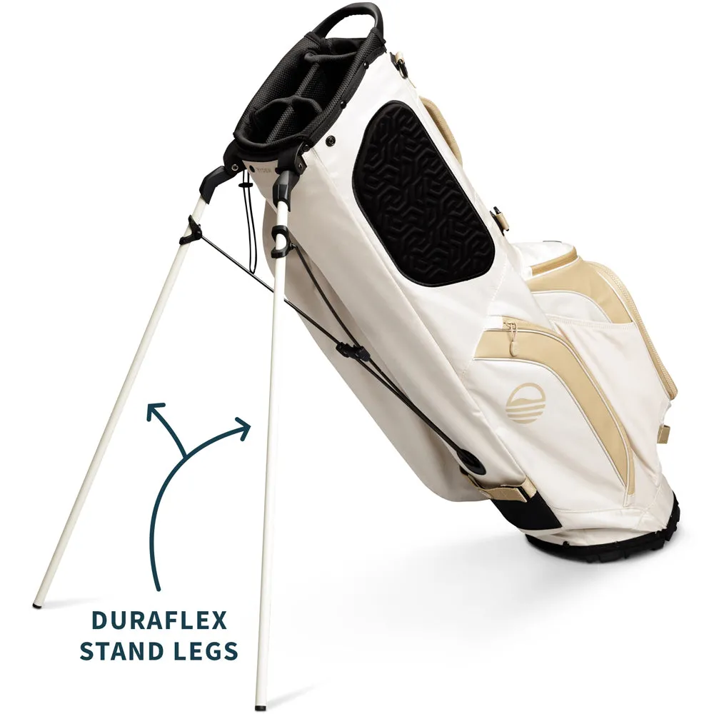 Sunday Golf Ryder '23 Stand Bag  - Toasted Almond, Golf hitting mat, Men's golf polo shirts