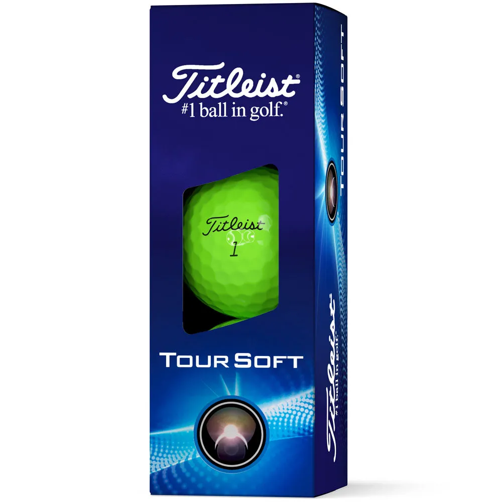 Titleist Tour Soft Golf Balls - Green - 12 Pack, Golf resistance bands