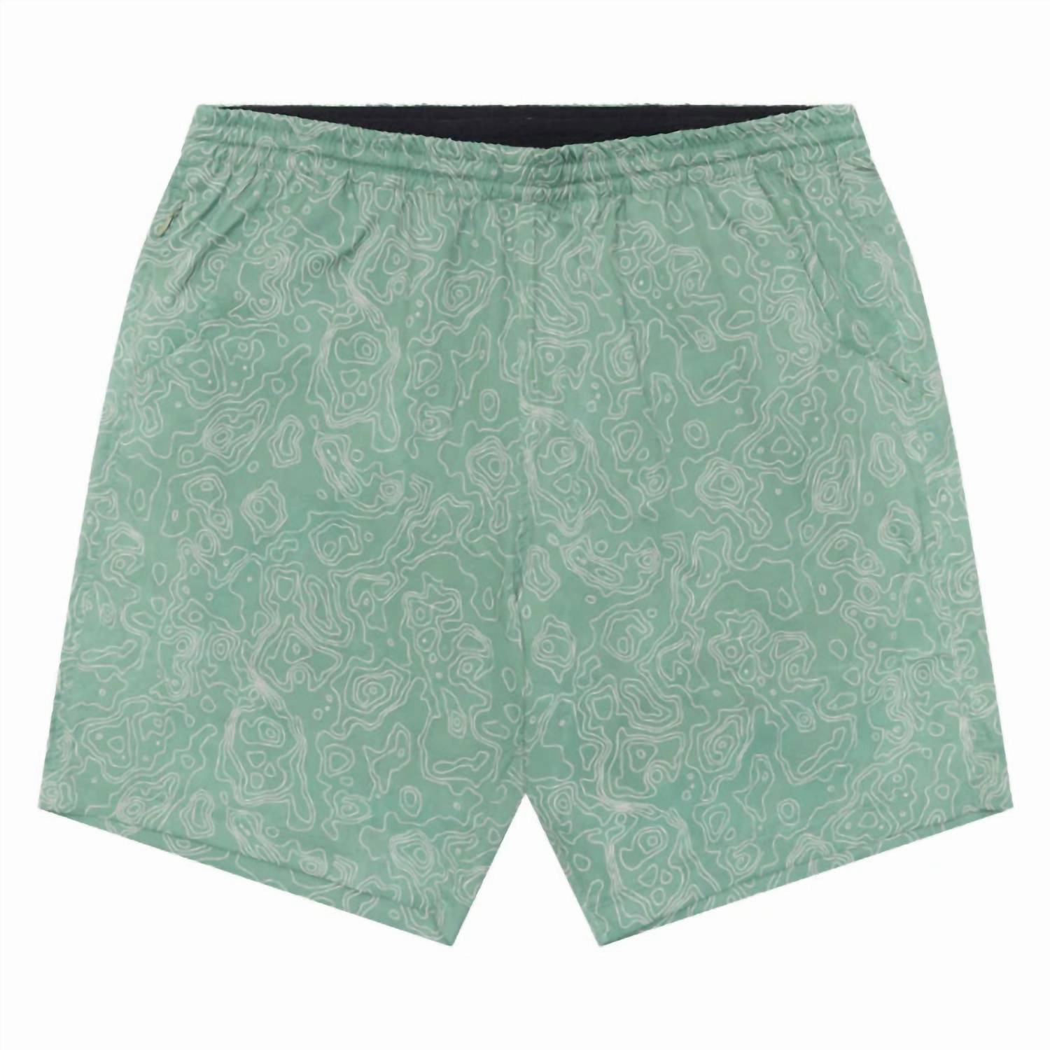 Men Big Bend Swim Shorts In Green