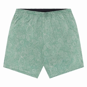 Men Big Bend Swim Shorts In Green
