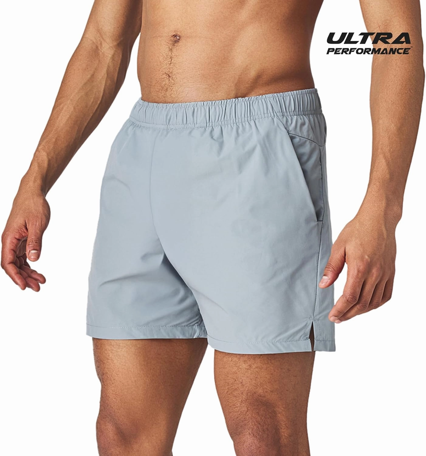 Men's 5 Inch Swim Trunk's with Liner 2 Pack Mens Stretch Quick Dry Beach Shorts Swimming Trunks & Bathing Suits for Men