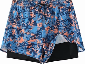 Men's 5" Quick Dry Swim Trunks Stretch Anti-Slip/Exposure Liner Vibrant Prints for Surfing Gym Beach Swimming
