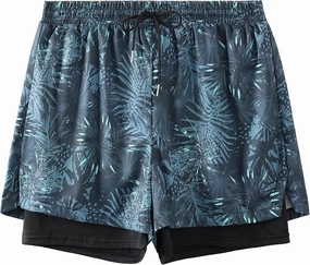 Men's 5" Swim Trunks Quick-Dry Anti Exposure Board Shorts Double Layer with Vibrant Prints for Surfing Gym Swimming