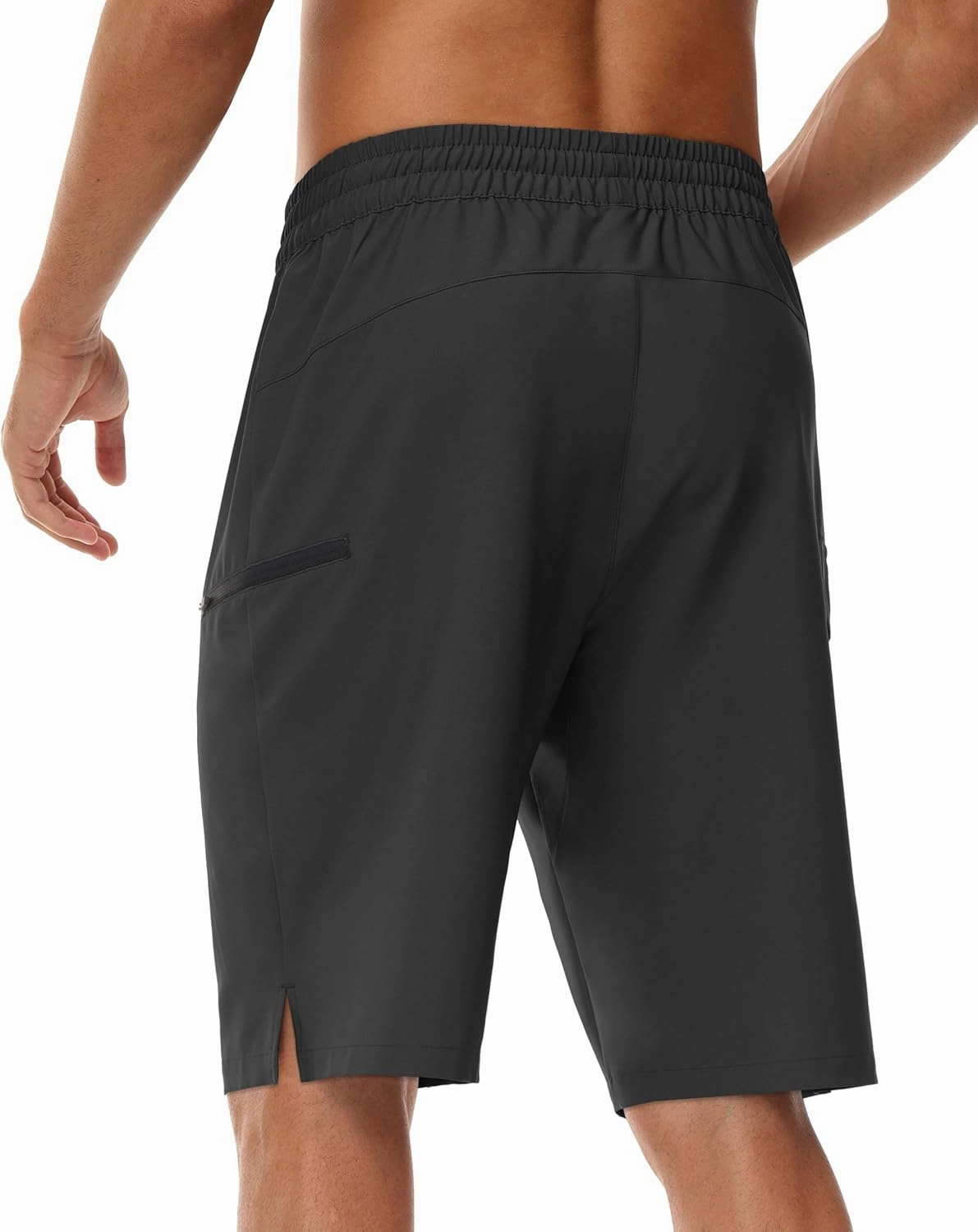 Men's 9" Swim Trunks No Liner - Quick Dry Long Board Shorts Bathing Suit Surf Beach Shorts with Zipper Pockets UPF50 