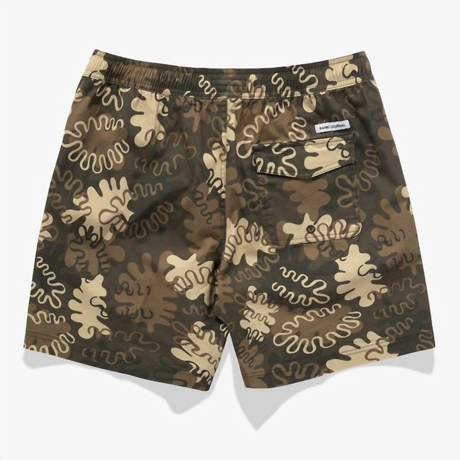 Men's Camino Elastic Boardshort In Dark Olive