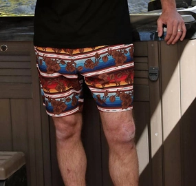 Men's Camp Collection Swim Trunks In Multi