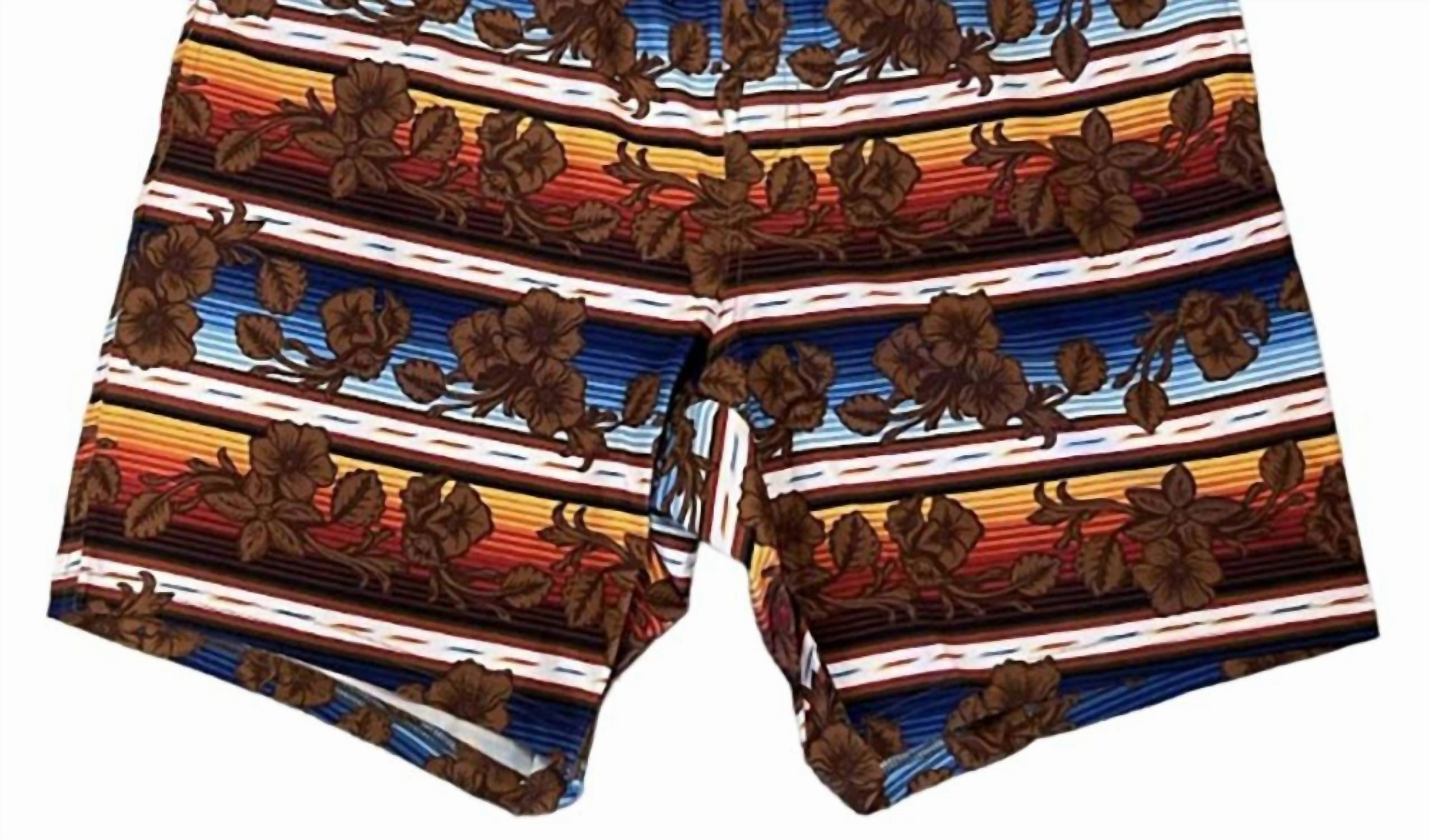Men's Camp Collection Swim Trunks In Multi