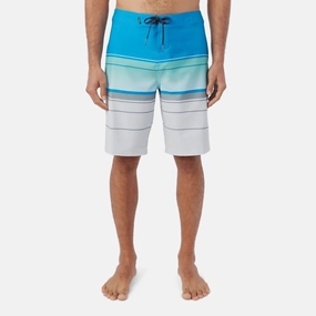 Men's Hyperfreak Heat Stripe 21 Board Shorts In Blue