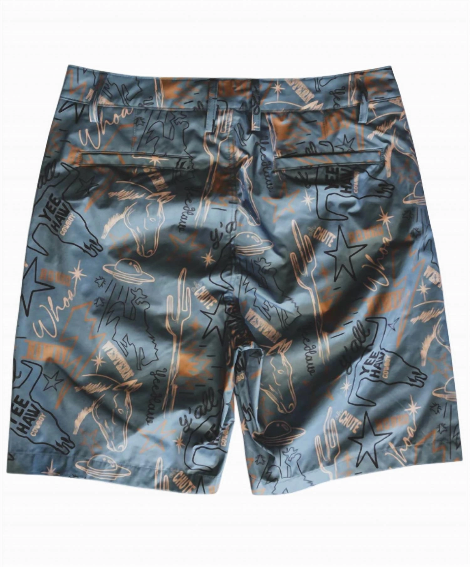 Men's Knarly Cowboys Swim Trunks / Shorts In Multi
