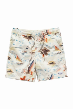 Men's Rainbows Boardshort In White