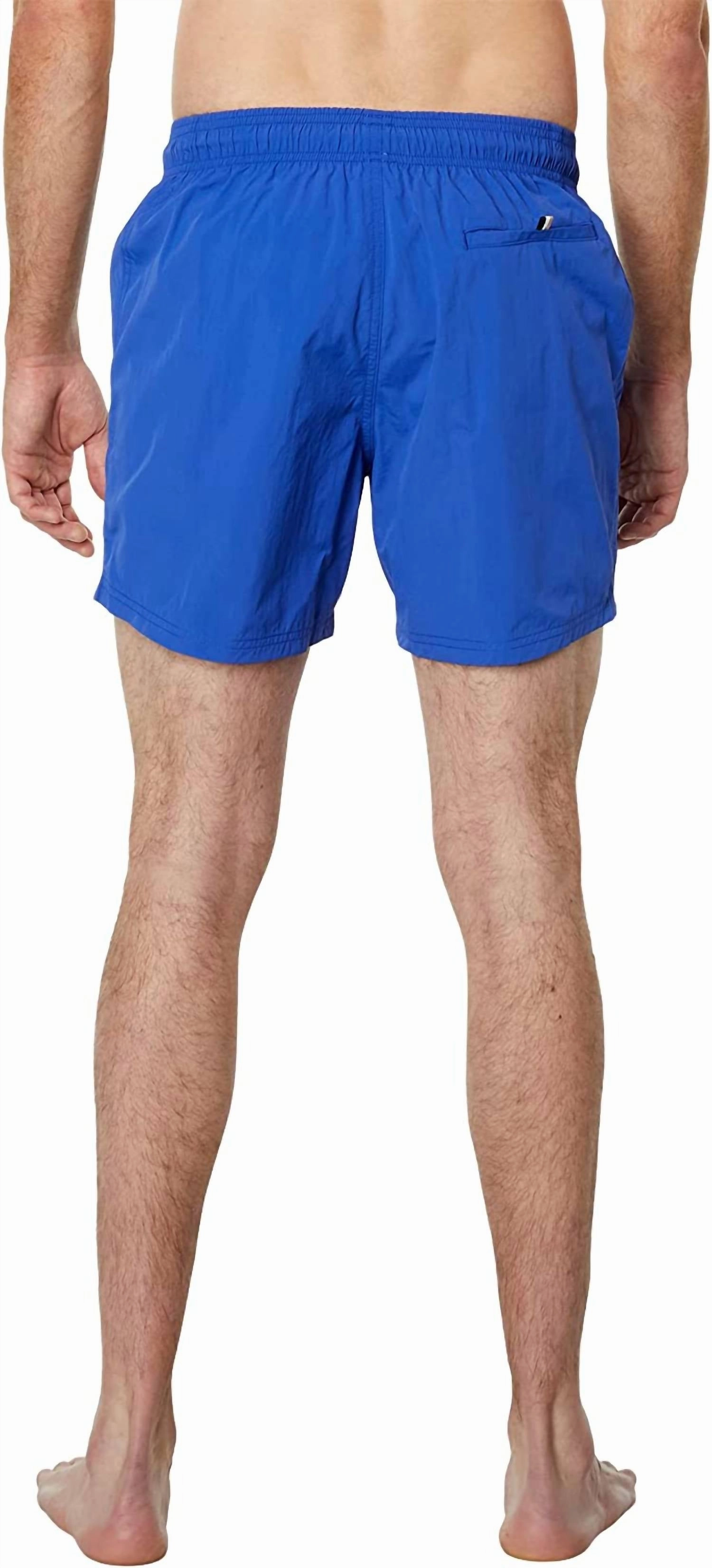Men's Standard Octopus Swim Trunk In Blue Aegean