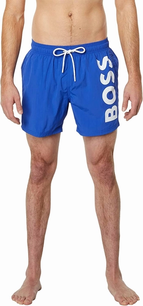 Men's Standard Octopus Swim Trunk In Blue Aegean