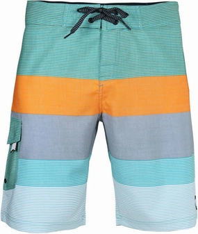 Men's Swim Trunks 22 Quick Dry Board Shorts with Key Keeper, No Mesh Lining - Perfect for Surfing & Swimming