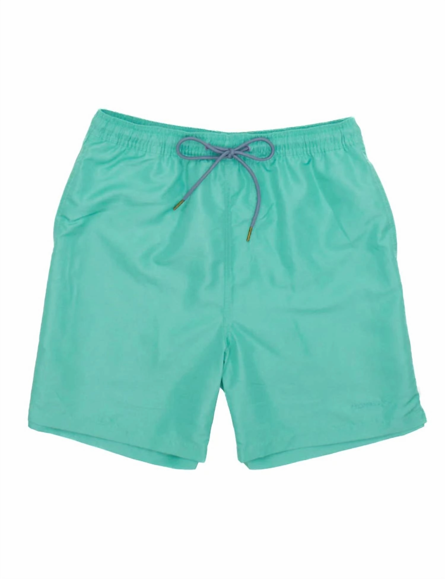 Men's Swim Trunks In Soft Green