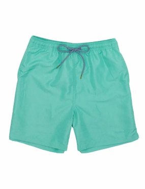 Men's Swim Trunks In Soft Green