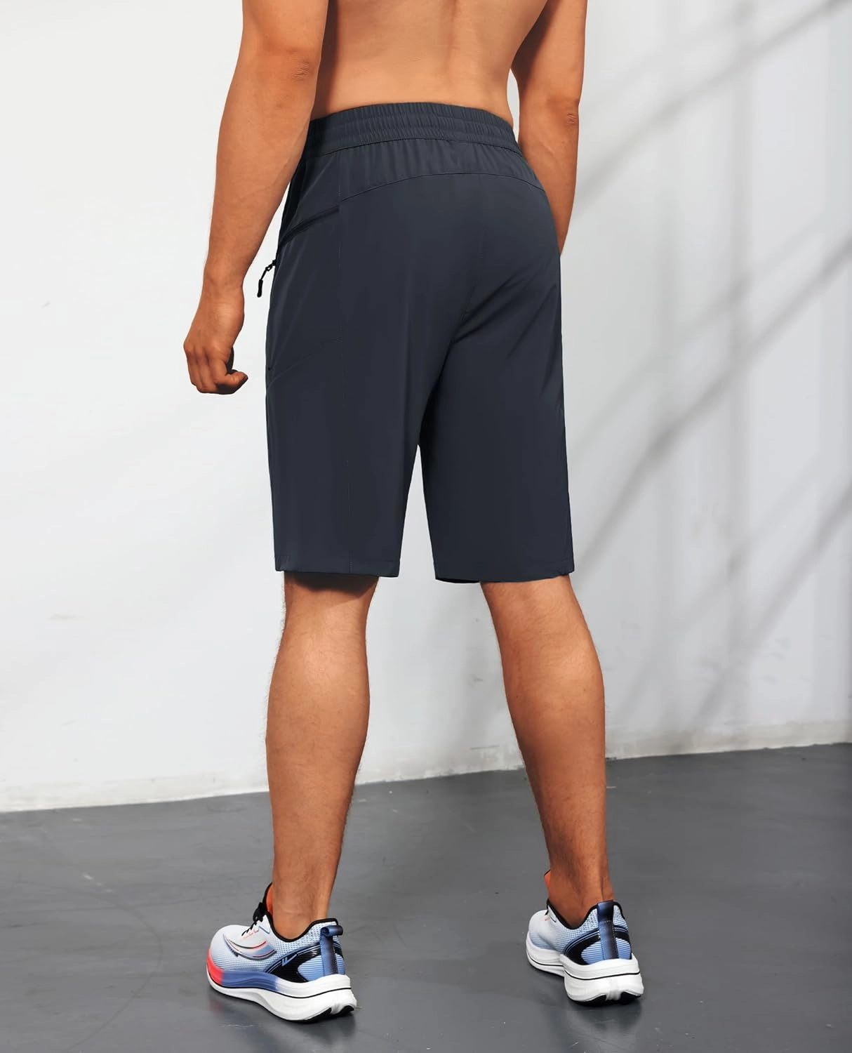 Men's Swim Trunks Quick Dry Beach Shorts with Zipper Pockets, UPF 50 , Swimming, Surfing, Outdoor - No Mesh Liner