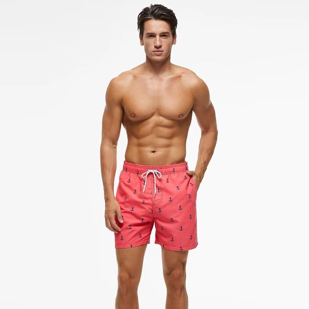 Men Swim Trunks Board Shorts with Mesh Lining Bathing Suits for Beach Swimwear Swimming