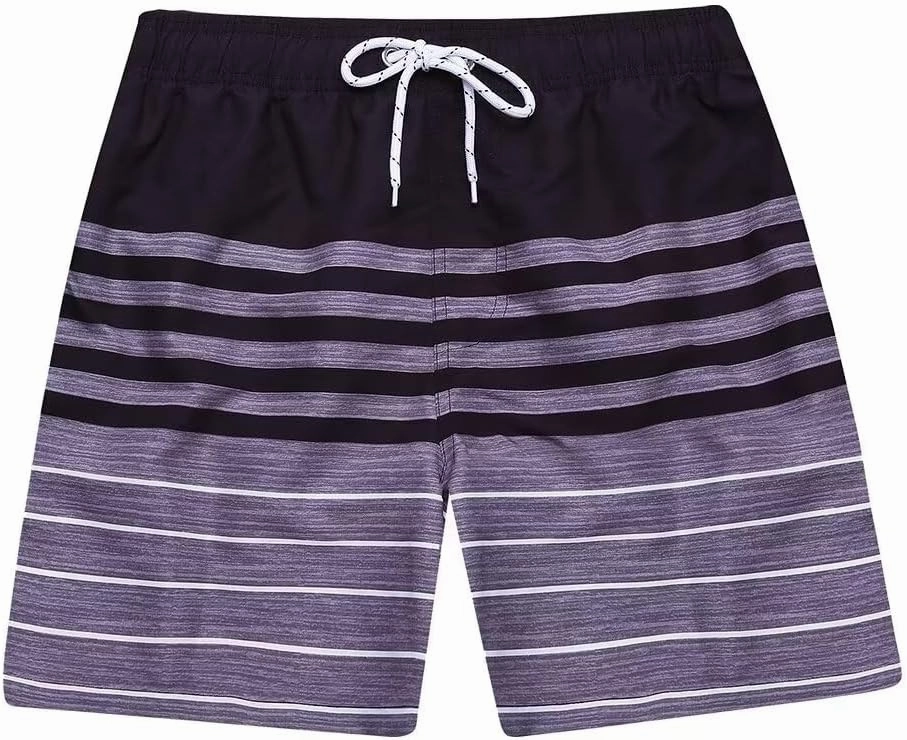 Men Swim Trunks Board Shorts with Mesh Lining Bathing Suits for Beach Swimwear Swimming