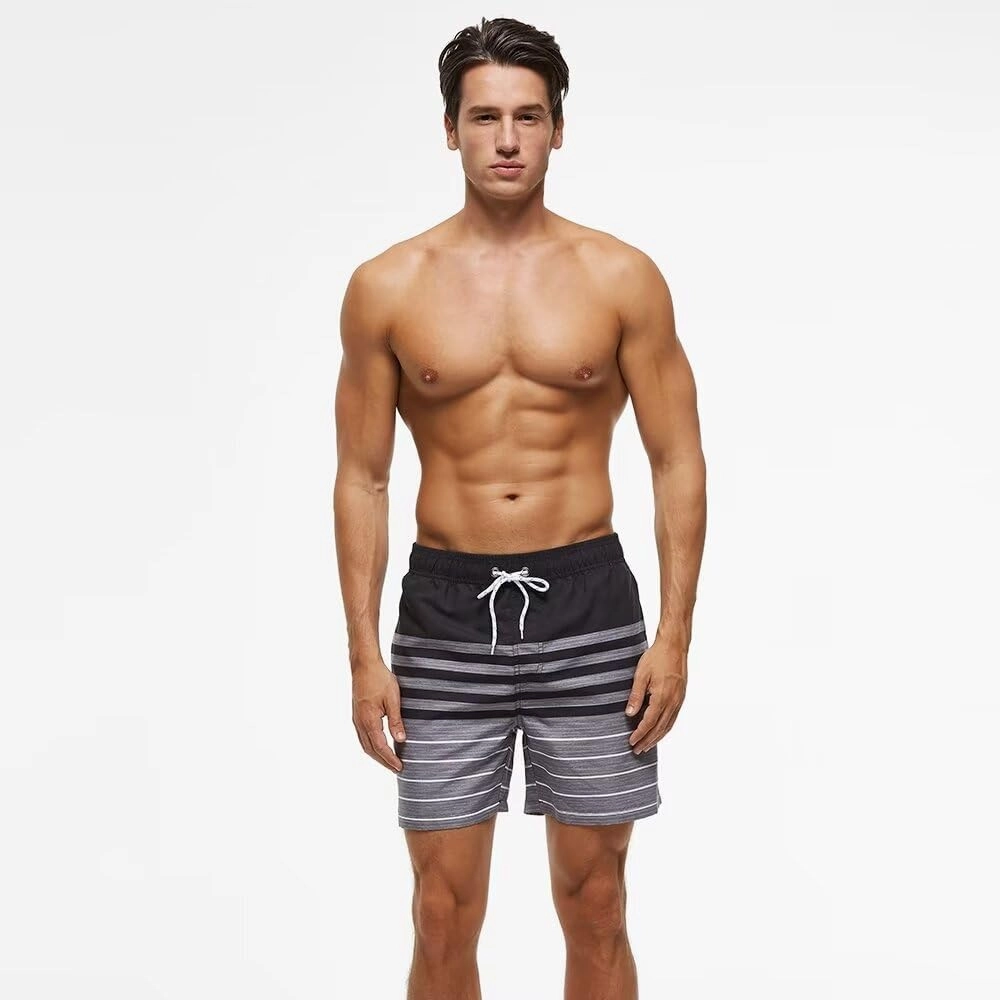 Men Swim Trunks Board Shorts with Mesh Lining Bathing Suits for Beach Swimwear Swimming