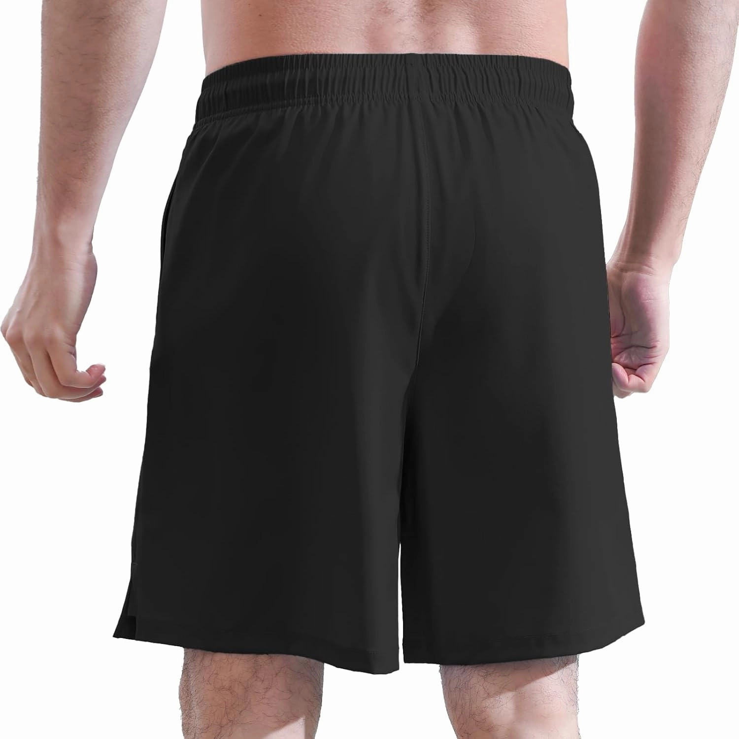Mens 5/7" Ineseam Swim Trunks with Compression Liner 2 in 1 Bathing Suit Swimwear with Zip Pockets UPF50  Board Shorts