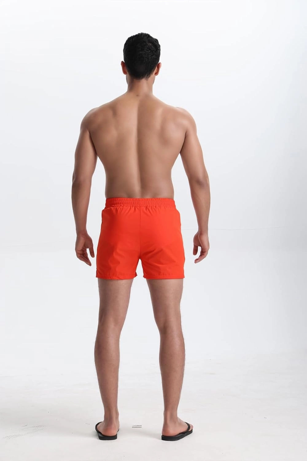 Mens 5" with Zipper Quick Dry Beach Shorts for Swimming Men Bathing Suit